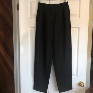Giorgio Armani Black Linen Women's Pants